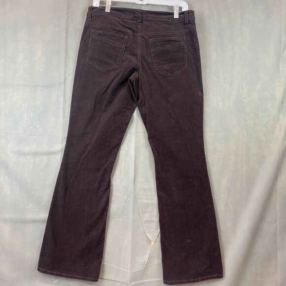 Tommy Hilfiger Corduroy Pants Women Size 6 Brown Bootcut Zip Fly Classic Fit - Picture 6 of 10